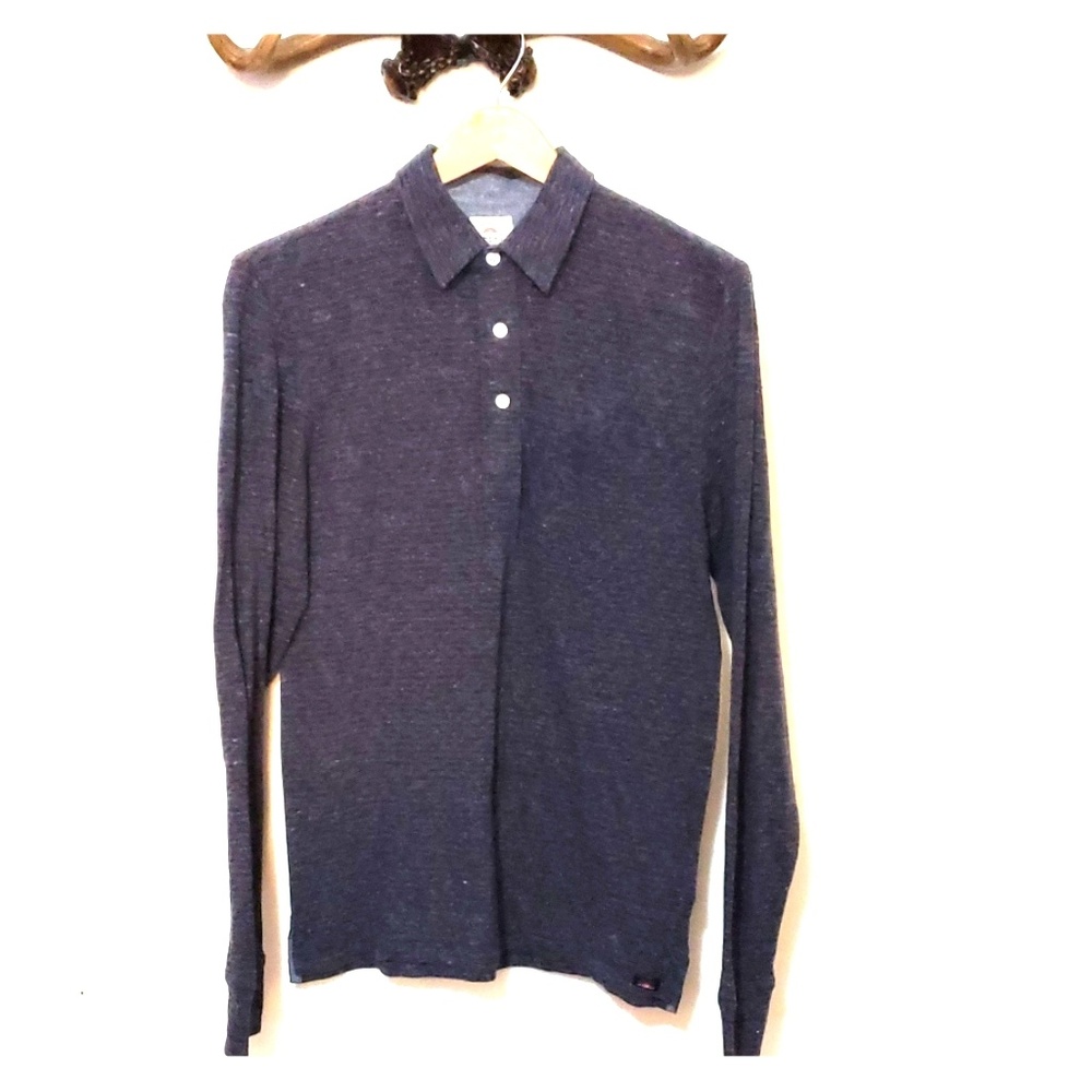 Men's long sleeve polo shirt